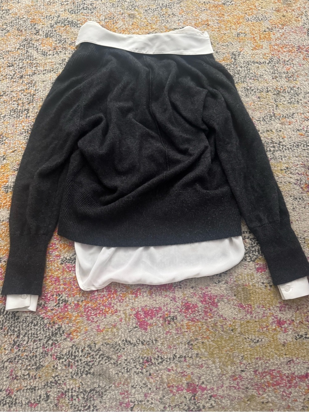 Brochu Walker Charcoal Button V-Neck Cardigan - Picture 7 of 7